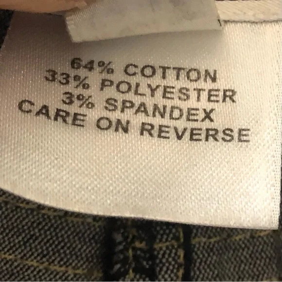 St. John Sport bootcut jeans Vintage Y2K size 0 gold logo & stitching dark navy - Picture 9 of 12